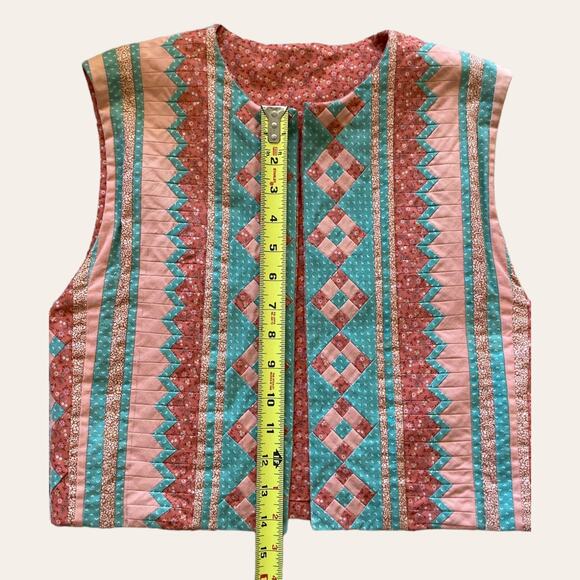 Homemade, micro quilted vest size small - Picture 6 of 9